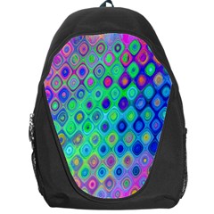 Background Texture Pattern Colorful Backpack Bag