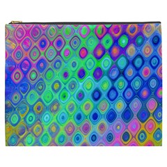 Background Texture Pattern Colorful Cosmetic Bag (XXXL) 