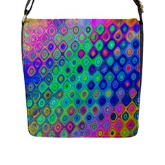 Background Texture Pattern Colorful Flap Messenger Bag (l)  by Simbadda