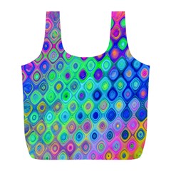 Background Texture Pattern Colorful Full Print Recycle Bags (L) 