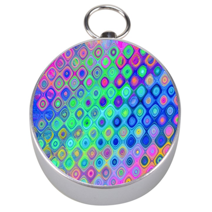 Background Texture Pattern Colorful Silver Compasses