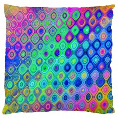 Background Texture Pattern Colorful Large Flano Cushion Case (one Side) by Simbadda