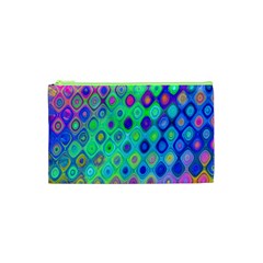 Background Texture Pattern Colorful Cosmetic Bag (XS)