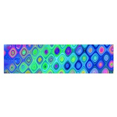 Background Texture Pattern Colorful Satin Scarf (Oblong)