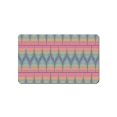 Pattern Background Texture Colorful Magnet (name Card) by Simbadda