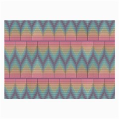 Pattern Background Texture Colorful Large Glasses Cloth (2-side)