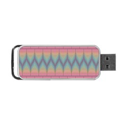 Pattern Background Texture Colorful Portable Usb Flash (one Side)