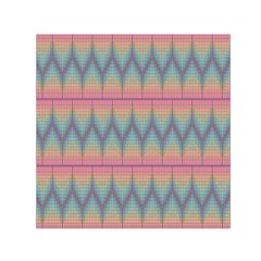 Pattern Background Texture Colorful Small Satin Scarf (square)