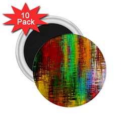 Color Abstract Background Textures 2 25  Magnets (10 Pack)  by Simbadda