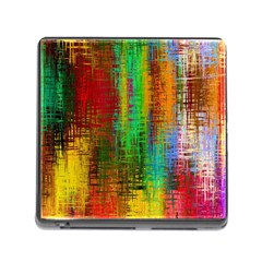 Color Abstract Background Textures Memory Card Reader (square) by Simbadda