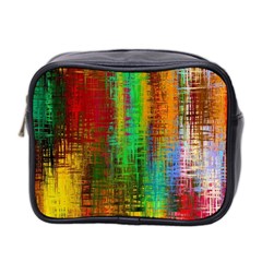 Color Abstract Background Textures Mini Toiletries Bag 2-side by Simbadda