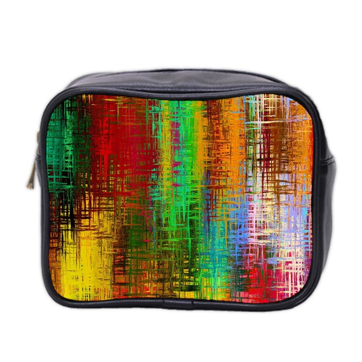 Color Abstract Background Textures Mini Toiletries Bag 2-Side