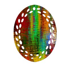 Color Abstract Background Textures Ornament (oval Filigree)