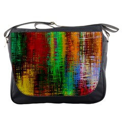 Color Abstract Background Textures Messenger Bags