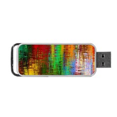 Color Abstract Background Textures Portable Usb Flash (two Sides)