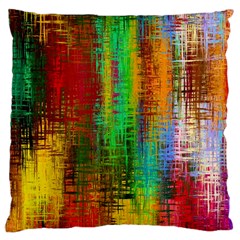 Color Abstract Background Textures Large Flano Cushion Case (two Sides) by Simbadda