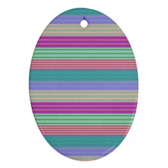 Backgrounds Pattern Lines Wall Ornament (oval) by Simbadda