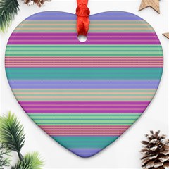 Backgrounds Pattern Lines Wall Ornament (heart) by Simbadda