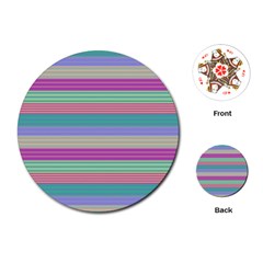 Backgrounds Pattern Lines Wall Playing Cards (round) 