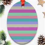 Backgrounds Pattern Lines Wall Oval Ornament (Two Sides) Front