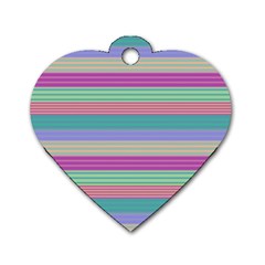 Backgrounds Pattern Lines Wall Dog Tag Heart (one Side) by Simbadda