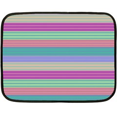 Backgrounds Pattern Lines Wall Double Sided Fleece Blanket (mini)  by Simbadda