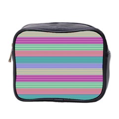 Backgrounds Pattern Lines Wall Mini Toiletries Bag 2-side by Simbadda