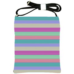 Backgrounds Pattern Lines Wall Shoulder Sling Bags by Simbadda