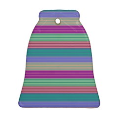 Backgrounds Pattern Lines Wall Bell Ornament (two Sides)