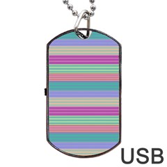 Backgrounds Pattern Lines Wall Dog Tag Usb Flash (two Sides) by Simbadda