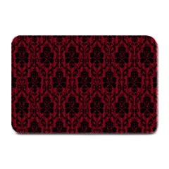 Elegant Black And Red Damask Antique Vintage Victorian Lace Style Plate Mats by yoursparklingshop