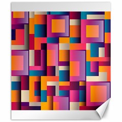 Abstract Background Geometry Blocks Canvas 20  X 24   by Simbadda