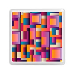 Abstract Background Geometry Blocks Memory Card Reader (square) 