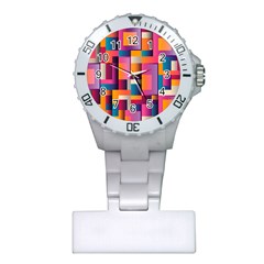 Abstract Background Geometry Blocks Plastic Nurses Watch by Simbadda