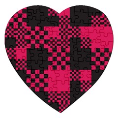 Cube Square Block Shape Creative Jigsaw Puzzle (heart) by Simbadda