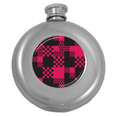 Cube Square Block Shape Creative Round Hip Flask (5 Oz) by Simbadda