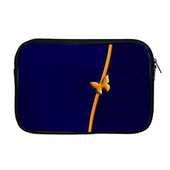 Greeting Card Invitation Blue Apple Macbook Pro 17  Zipper Case