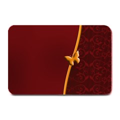 Greeting Card Invitation Red Plate Mats