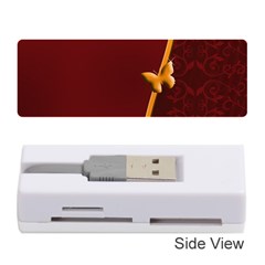 Greeting Card Invitation Red Memory Card Reader (stick)  by Simbadda