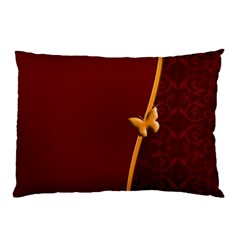 Greeting Card Invitation Red Pillow Case (two Sides)