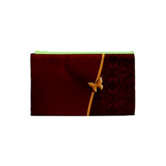 Greeting Card Invitation Red Cosmetic Bag (xs)