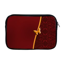 Greeting Card Invitation Red Apple Macbook Pro 17  Zipper Case