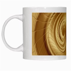 Gold Background Texture Pattern White Mugs by Simbadda