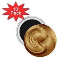 Gold Background Texture Pattern 1 75  Magnets (10 Pack)  by Simbadda