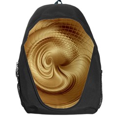 Gold Background Texture Pattern Backpack Bag by Simbadda