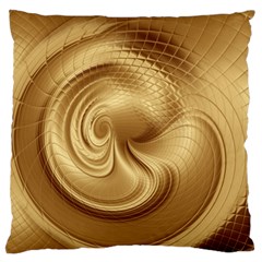 Gold Background Texture Pattern Standard Flano Cushion Case (two Sides) by Simbadda