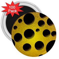 Background Design Random Balls 3  Magnets (100 Pack) by Simbadda