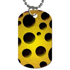 Background Design Random Balls Dog Tag (one Side) by Simbadda