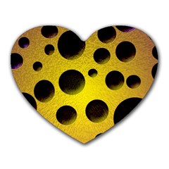 Background Design Random Balls Heart Mousepads by Simbadda