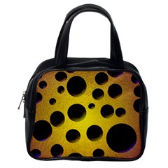 Background Design Random Balls Classic Handbags (one Side) by Simbadda